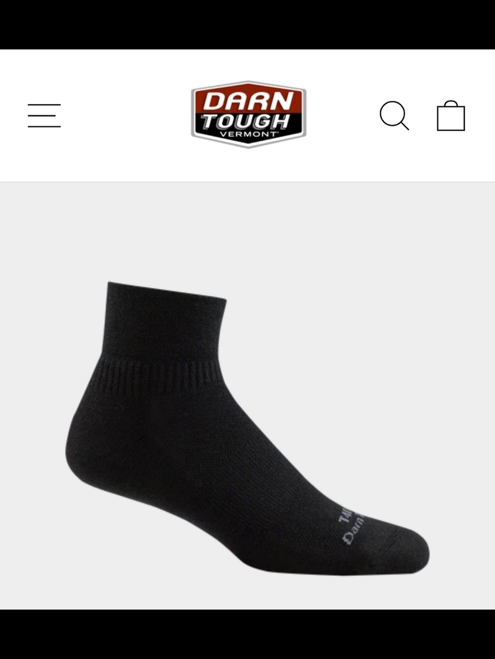Darn Tough T4093 Tactical Socks Black Size Small